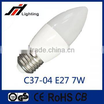 2016 hot sale C37 7W 220-240V E27 B22 e14 candle light