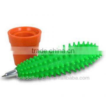 Green Cactus Shaped Ballpoint Pen