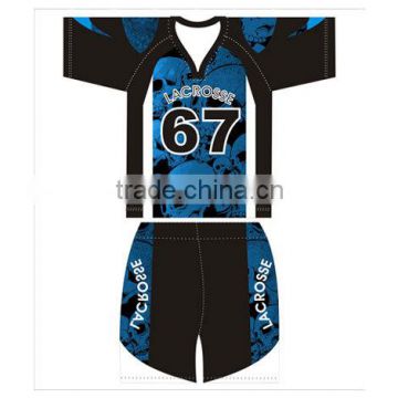 Custom Design Lacrosse Uniform With Sublimation Printing
