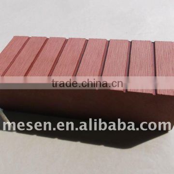 High Impact Resistant Wood Fiber + HDPE WPC Outdoor Decking Timber Solid