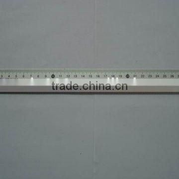 Professional 12' 30cm straight Aluminum measuring metal ruler with logo printing