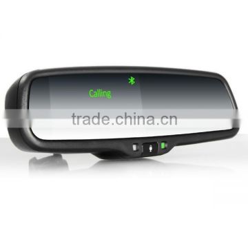 4.3 Inch Monitor Rearview Mirror Bluetooth Handsfree Car Kit