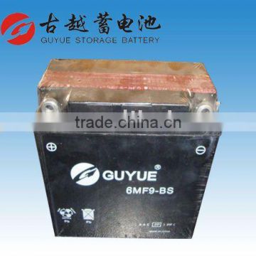 Motorcycle battery 6MF9-BS
