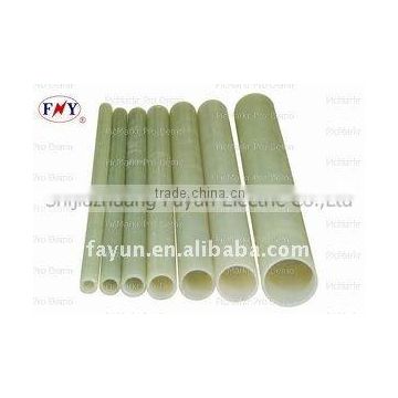 Coffee and green color fiber glass tube