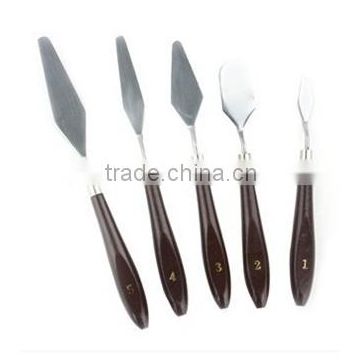 high quality wooden handle stainless steel blade palette knife