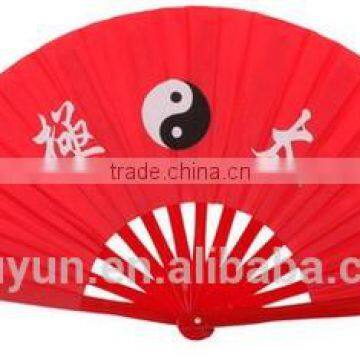 China traditional bamboo taichi fans,kungfu fans