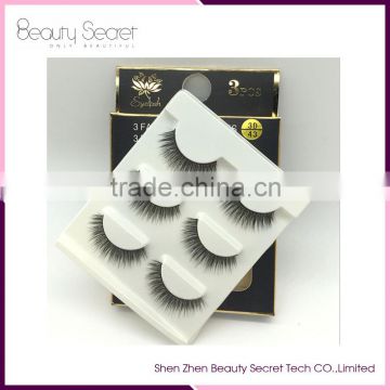 private label eyelash extensions in korea False Eyelash mink hair Strip Eyelash Extension