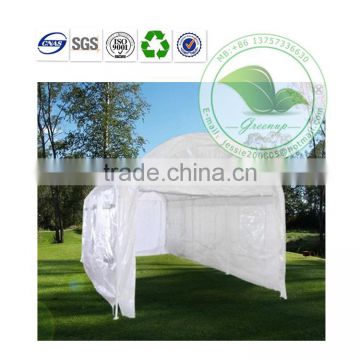 rectangle finished tarp cover for arched dome car parking tent