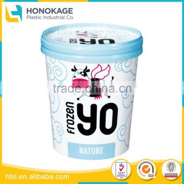 Custom Large Clear Plastic Container for Yogurt, Plastic Cup Disposable Material