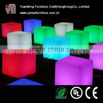 led cube seat lighting/ modern cube seating/cube chair YM-LC404040