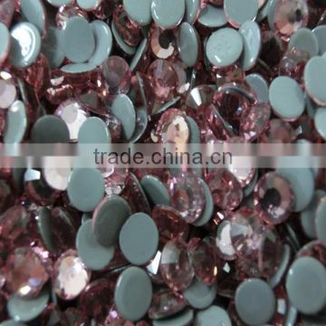 2014 newest hot sale high quality rose glass stones for dresses