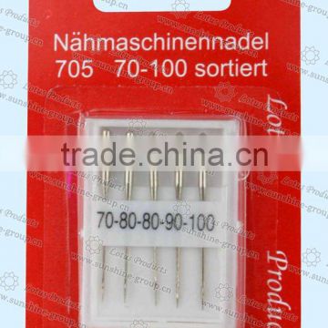 Sewing Machine Needle With Hight Quality Sewing Needle In Blister Crad Packing