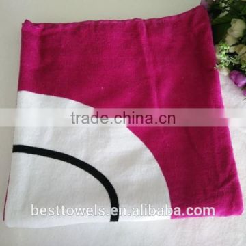 cotton printed custom beach towel