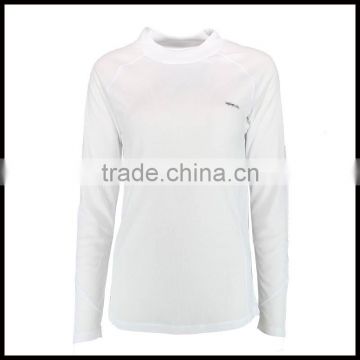 W15-ACC-W-01-C White 100% Polyester Sports Underwear Long Sleeve