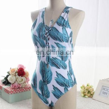 Sexy new printting one piece swimsuit 2017
