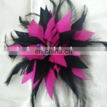 fashion feather hair clip ornaments decorations FHE-0090
