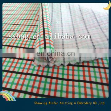 Winfar single Jersey Nylon/Rayon knitting printed fabric for lady dress garment