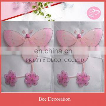 Pink Artificial bumblebee for room decoration