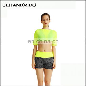 Bare-midriff Dylan Yellow Women Fashion Hot Casual Breathable Tops