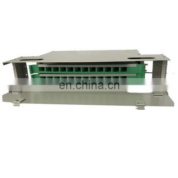 24 core Rack mount ODF with adapter LC/SC/ST/FC APC/UPC
