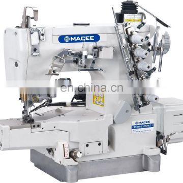MC 600-01UTD Flat-Bed High Speed Direct Drive Interlock Flatlock Industrial Sewing Machine with Auto Trimmer