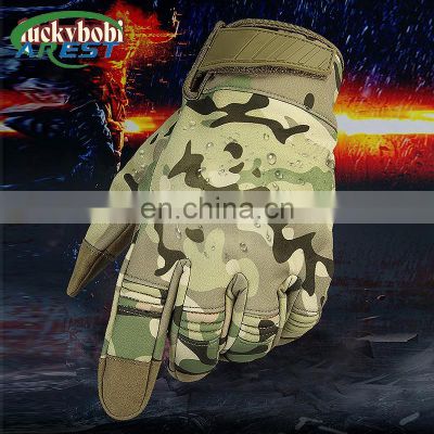 Motorcycle Gloves Summer Breathable Tactical Full Finger Moto Gloves Touchscreen Motocross Motorbike Riding Cycling Biker Gloves