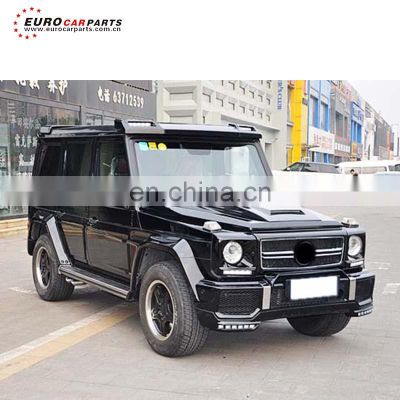 gclass w463 g500 g550 g350d front wing carbon fiber material roof wing B style front roof spoiler and roof spoilers