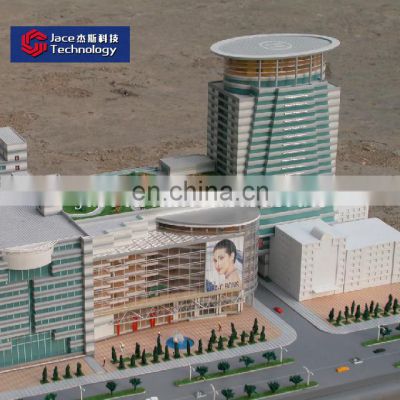 New commercial plaza architecture design  shopping centre shopping mall miniature architectural model
