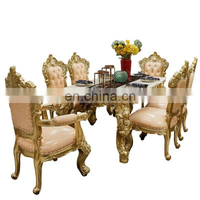 Classic Furniture Dinning Room table luxury dining tables set 6 chairs