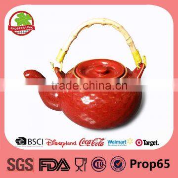 Stoneware Custom Cheap Ceramic Teapot Bulk