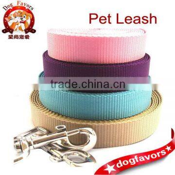 5ft Dog Leash- Choose Your Color- Solid Color Webbing