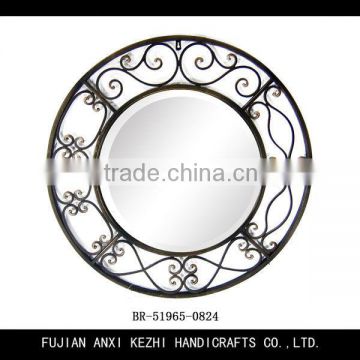 cast iron scroll mirror