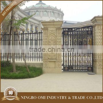 With 9 years experience factory supply custom wrought iron gates