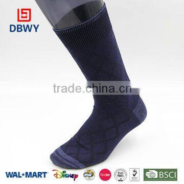 Top quality 100% cotton business socks for men