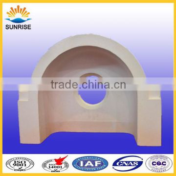 fused cast high zirconia fire brick can prevent liquid glass from pollution