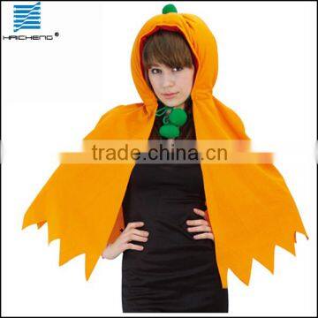 Halloween Pumpkin Cape With Hat for kids C001