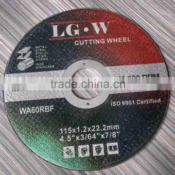 478 MPA QUALITY 115 mm 2net 2paper cutting disc FOR THE MIDDLE EAST MARKET