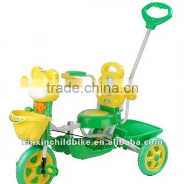 A802,new design,With a cartoon image multi-function children tricycle and with music on the baby tricycle