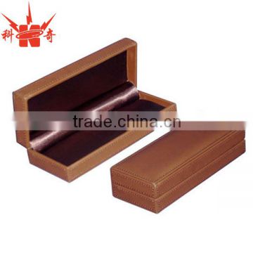 Promotion custom packaging pen metal pu leather box