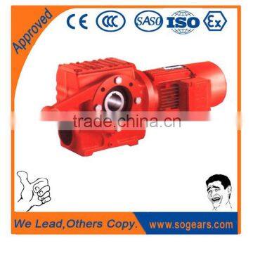 Servo motor with gear reducer for belt coveyors