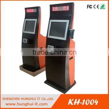 Self-service Magnetic Card Reader Kiosk With 80mm Thermal Printer