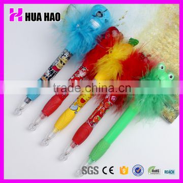 Good quality plastic flower ball pen