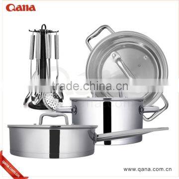 Best quality stainless steel induction cookware set manufacturer