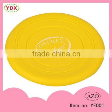 Wholesale customized printed and color silicone pet frisbee