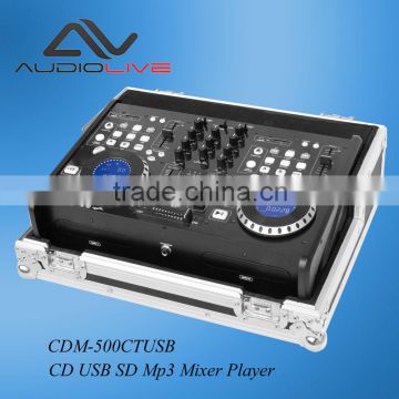 CDM-500CTUSB multi function desktop usb sd MP3/CD mixer player kit