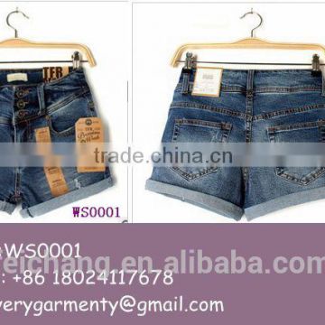 hot high waisted jean shorts wholesale