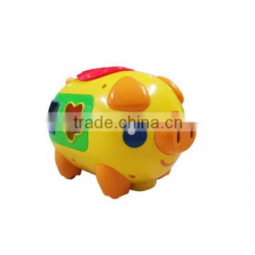 2015 popular plastic toy pig