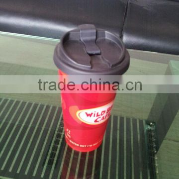best sell plastic coffee mug with lid for car