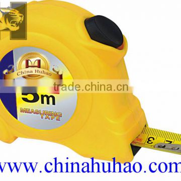 New Design 3m & 5m one stop steel tape measure rubber cover rectractable measuring tape