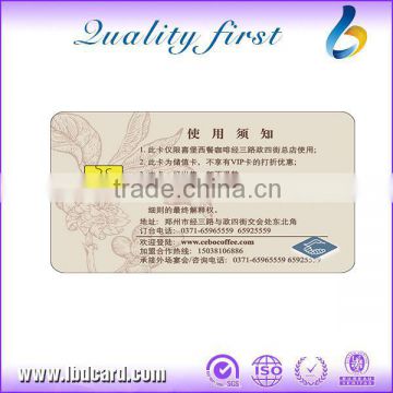 LBD PVC Blank Card Contact Smart IC Card 86x54mm Chip SLE4428